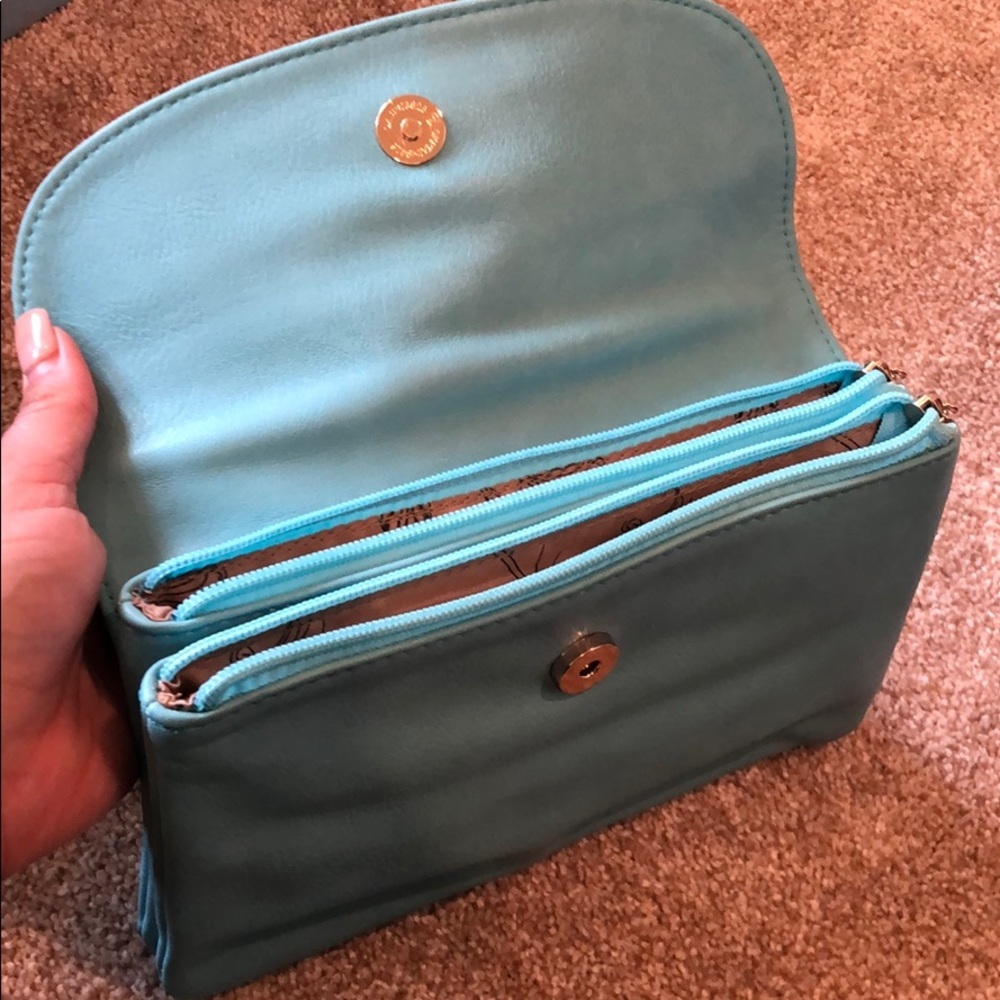 Turquoise clutch - Picture 2 of 4